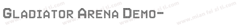 Gladiator Arena Demo字体转换